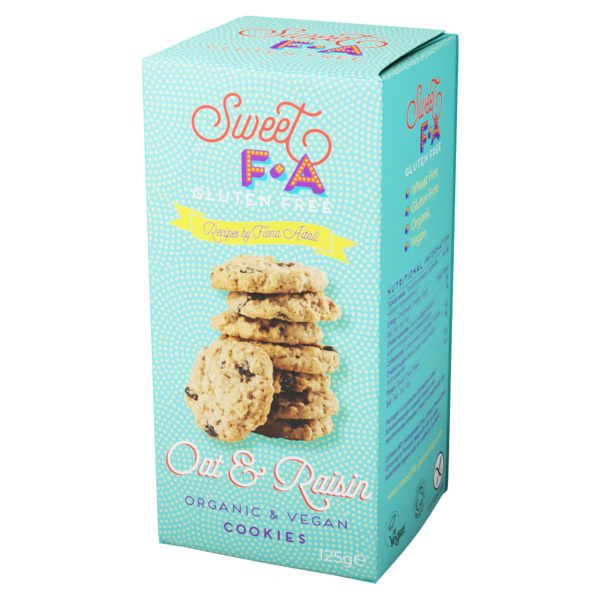 ISLAND BAKERY SWEET FA OAT & RAISIN COOKIES (125g) x 12 For Sale