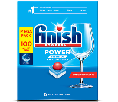 FINISH POWER ESSENTIAL REGULAR TABS (100 TABS) Sale