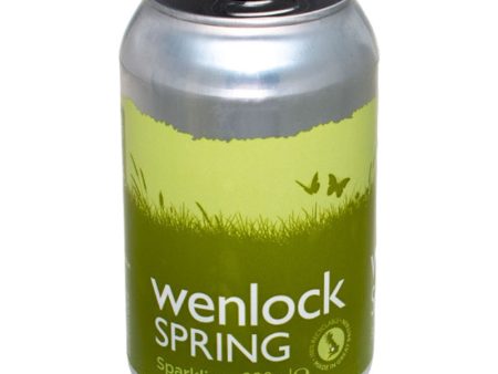 WENLOCK SPRING CANS SPARKLING (330ml) x 24 Hot on Sale