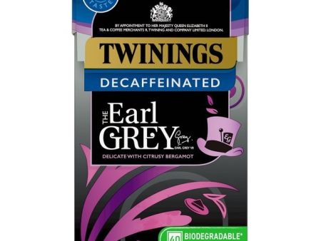 TWINING S EARL GREY DECAFF (40 bags) Online Sale