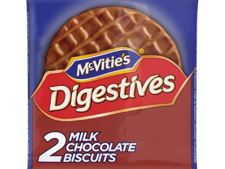 McVITIE S MILK CHOCOLATE DIGESTIVES MINI PACKS (2-pack) x 24 Fashion