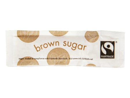 FAIRTRADE COMPOSTABLE BROWN SUGAR STICKS x 1000 Online Hot Sale