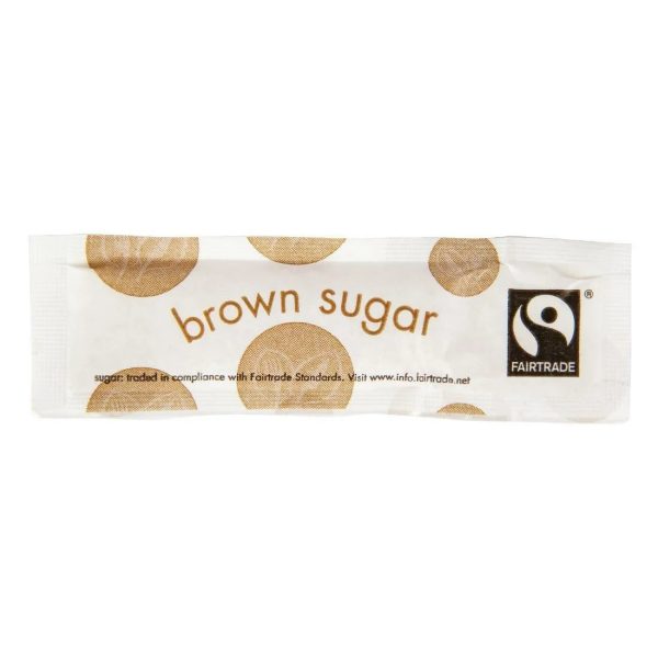 FAIRTRADE COMPOSTABLE BROWN SUGAR STICKS x 1000 Online Hot Sale