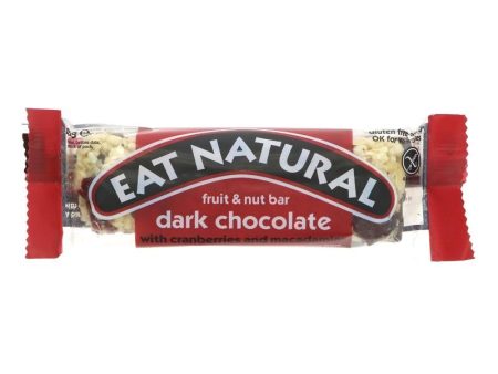 EAT NATURAL BARS CRANBERRY, MACADAMIA NUTS & DARK CHOCOLATE (45g) x 12 on Sale