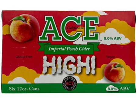 Ace High Peach Cider (6 pack) Online Hot Sale