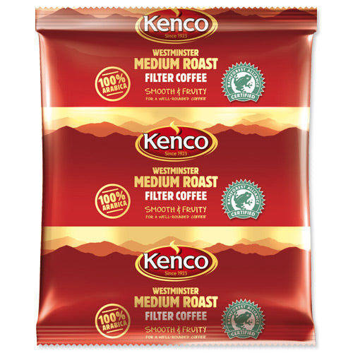 KENCO WESTMINSTER MEDIUM ROAST 100% ARABICA FILTER COFFEE (3-pints) x 50 For Sale