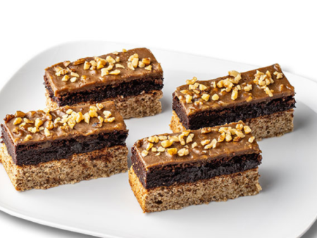 Little Secrets Bakehouse Gluten Free Mocha & Walnut Slice Online Hot Sale