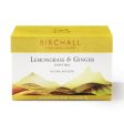 BIRCHALL LEMONGRASS & GINGER TAG & ENVELOPE PRISM TEA BAGS (20 bags) Discount