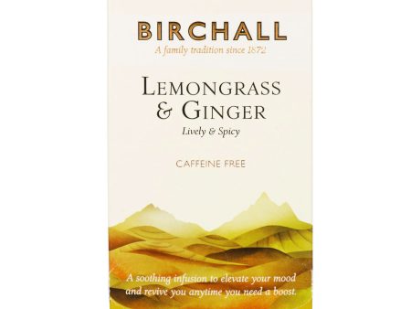 BIRCHALL LEMONGRASS & GINGER TEABAGS (25 bags) on Sale