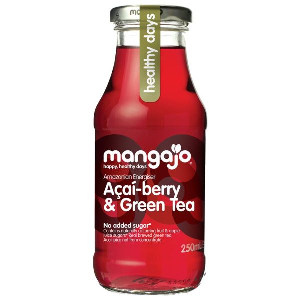 MANGAJO ACAI BERRY & GREEN TEA (250ml) x 12 Sale