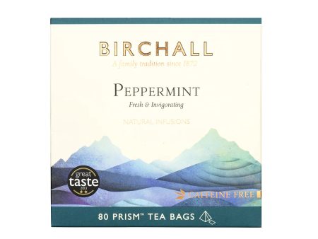 BIRCHALL PEPPERMINT PRISM TEA BAGS (80 bags) Fashion