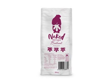 Naked Syrups Gluten Free & Vegan Beetroot Powder 250gm on Sale