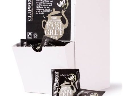 CLIPPER EARL GREY ENVELOPED & TAGGED TEA BAGS x 250 Discount