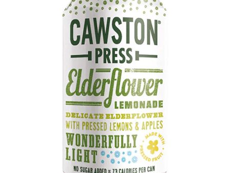 CAWSTON PRESS SPARKLING ELDERFLOWER LEMONADE (330ml) x 24 For Sale