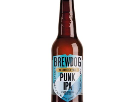 BREWDOG ALCOHOL FREE PUNK BEER BOTTLES (330ml) x 12 For Sale