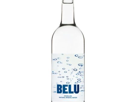 BELU MINERAL WATER SPARKLING - CLEAR GLASS BOTTLES (330ml) x 24 Online Sale