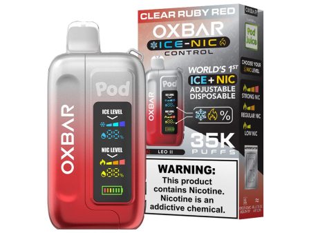 Oxbar Ice+Nic Clear Ruby Red Online