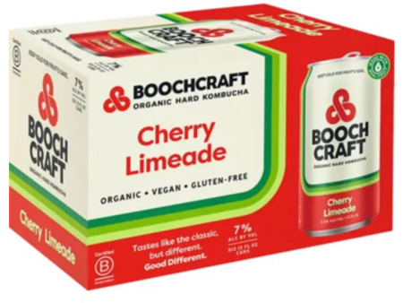 Booch Craft Cherry Limeade Hard Kombucha (6 Pack) Sale