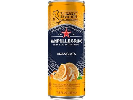 *S. Pellegrino Sparkling Water Orange Aranciata Online