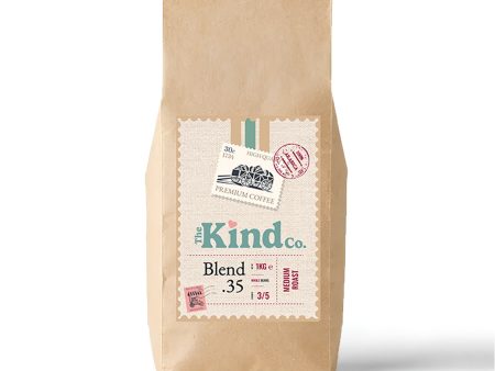 THE KIND CO BLEND .35 100% ARABICA WHOLEBEAN COFFEE (1kg) x 6 For Cheap