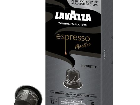 NESPRESSO LAVAZZA ESPRESSO MAESTRO RISTRETTO (10 Capsules) x 10 on Sale