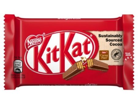 NESTLÉ KIT KAT 4 FINGER MILK CHOCOLATE (45g) x 24 on Sale