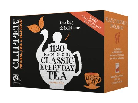 CLIPPER FAIRTRADE EVERYDAY ONE CUP (1120 bags) on Sale