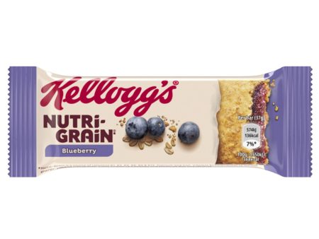 KELLOGG S NUTRI-GRAIN SOFT & FRUITY BLUEBERRY BARS (37g) x 25 Discount