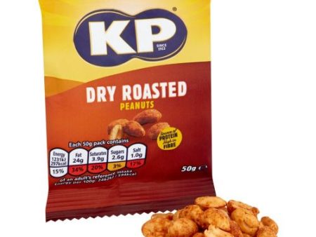 KP DRY ROASTED PEANUTS (50g) x 24 Cheap