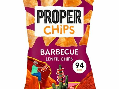 PROPERCHIPS BARBECUE LENTIL CHIPS (20g) x 24 Online Sale