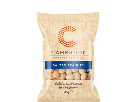 CAMBROOK BAKED SALTED PEANUTS (45g) x 24 Fashion