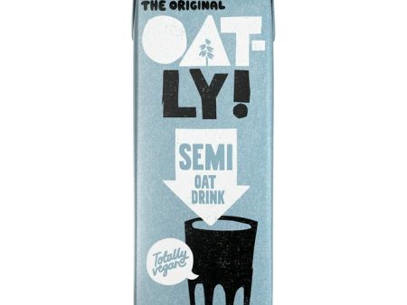 OATLY SEMI SKIMMED OAT DRINK (1L) x 6 Online Sale