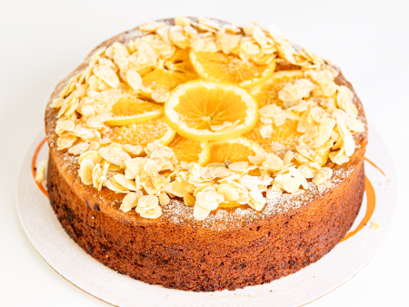 Marks Quality Cakes 9  Flourless Orange & Almond Cake For Sale