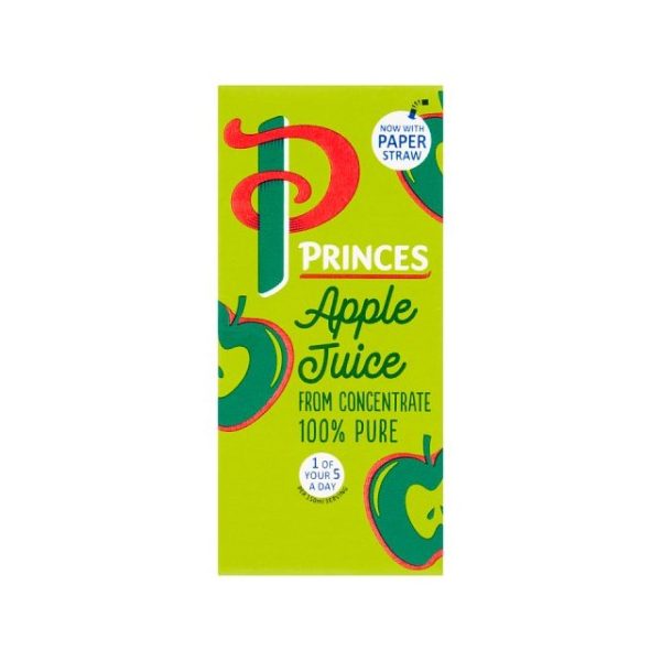 PRINCES APPLE JUICE CARTONS (200ml) x 30 Discount