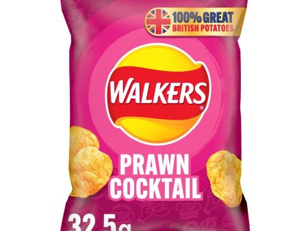 WALKERS PRAWN COCKTAIL (32.5g) x 32 Sale