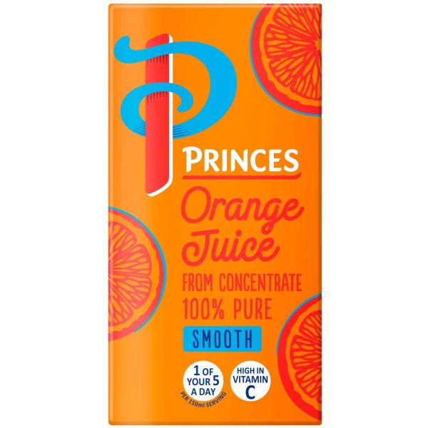 PRINCES ORANGE JUICE CARTONS (200ml) x 30 For Sale