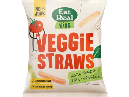 EAT REAL KIDS VEGGIE STRAWS (20g) x 24 Discount