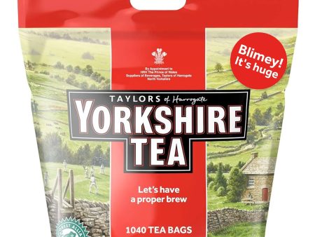 YORKSHIRE TEA (1040 bags) Online now