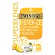 TWININGS SUPERBLENDS DEFENCE ENVELOPED TEA BAGS (20 bags) x 4 Discount