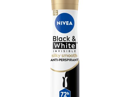 NIVEA WOMENS BLACK & WHITE DEODORANT (150ml) x 6 For Cheap