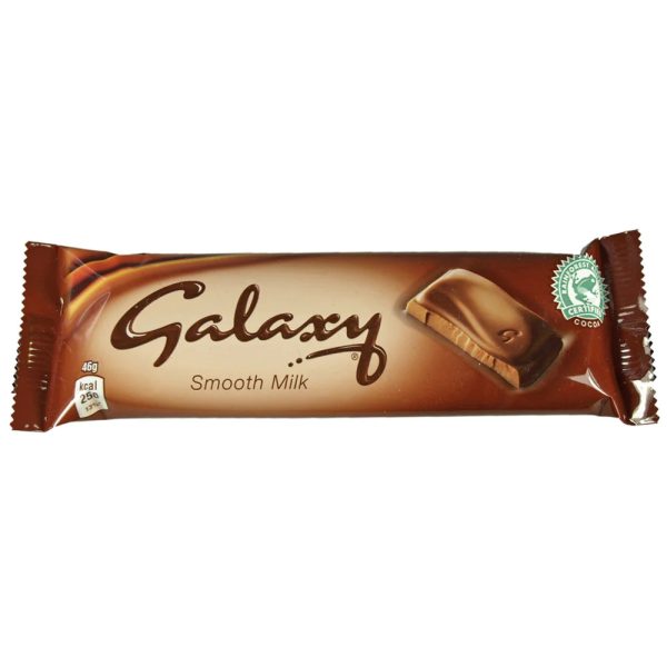 GALAXY SMOOTH MILK CHOCOLATE BARS (46g) x 24 Discount