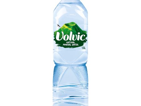 VOLVIC MINERAL WATER STILL - PLASTIC BOTTLES (1.5L) x 12 Cheap