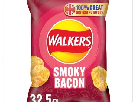 WALKERS SMOKY BACON (32.5g) x 32 Supply