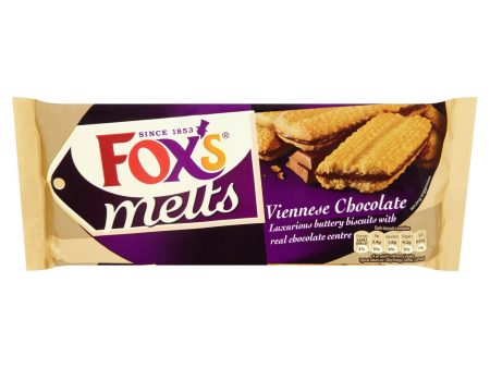 FOX S VIENNESE MILK CHOCOLATE BISCUITS (150g) x 12 on Sale