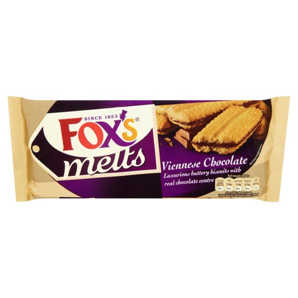 FOX S VIENNESE MILK CHOCOLATE BISCUITS (150g) x 12 on Sale