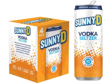 Sunny D Vodka Seltzer (4 Pack) Online now