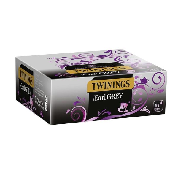 TWININGS EARL GREY TAGGED TEA BAGS (100 bags) Online