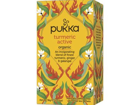 PUKKA TURMERIC ACTIVE TEA (20 bags) For Discount