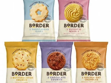 BORDER MINI PACK ASSORTED BISCUITS (2-pack) x 100 Discount