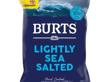 BURTS CHIPS LIGHTLY SEA SALTED CRISPS (150g) x 10 Discount